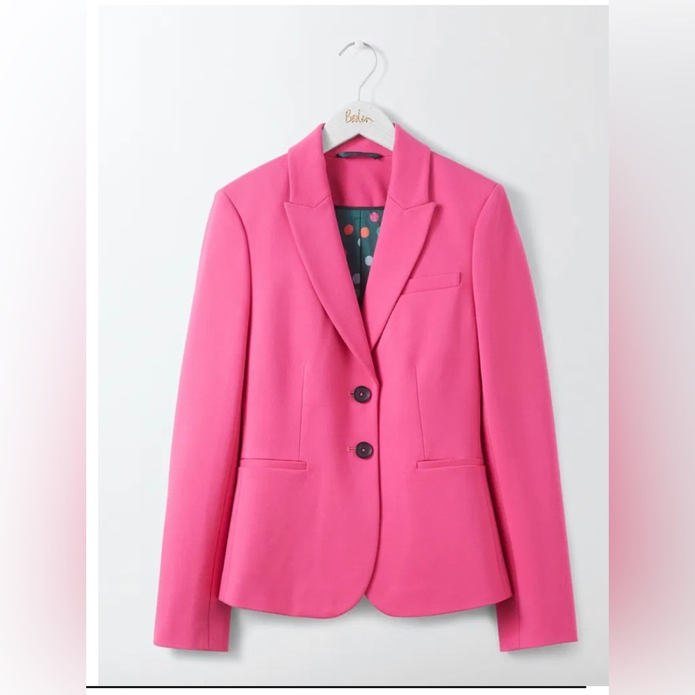 Boden Elizabeth Ponte Blazer 
Hot Pink Women's Tailored